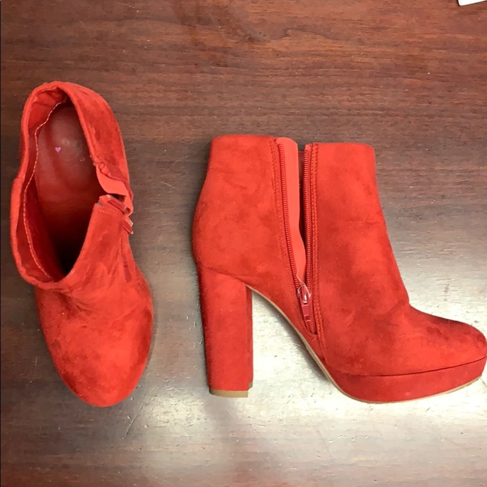 Suede booties!!!